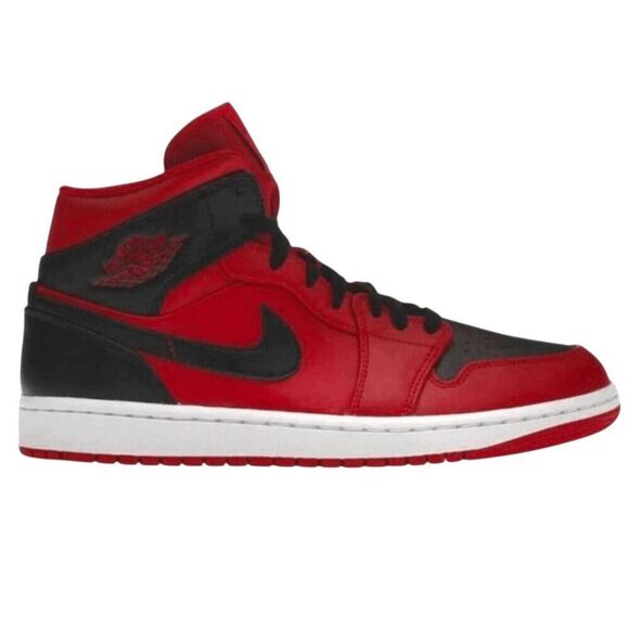 NWOB NIKE Air Jordan 1 Mid \'Reverse Bred\' Sneakers Size 8.5 main image 3